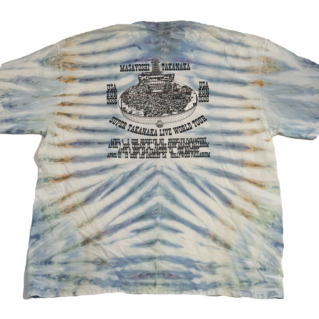 masayoshi world tour/usa run tie dye short sleeve (READY TO SHIP)